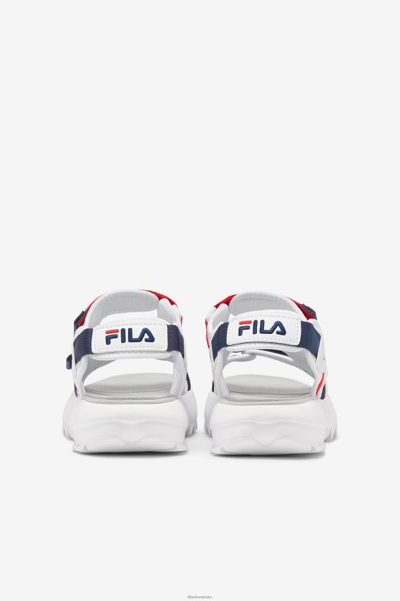 biela/námornícka/červená FILA fila pánsky disruptor sandál biela/námornícka/červená 68Z20187