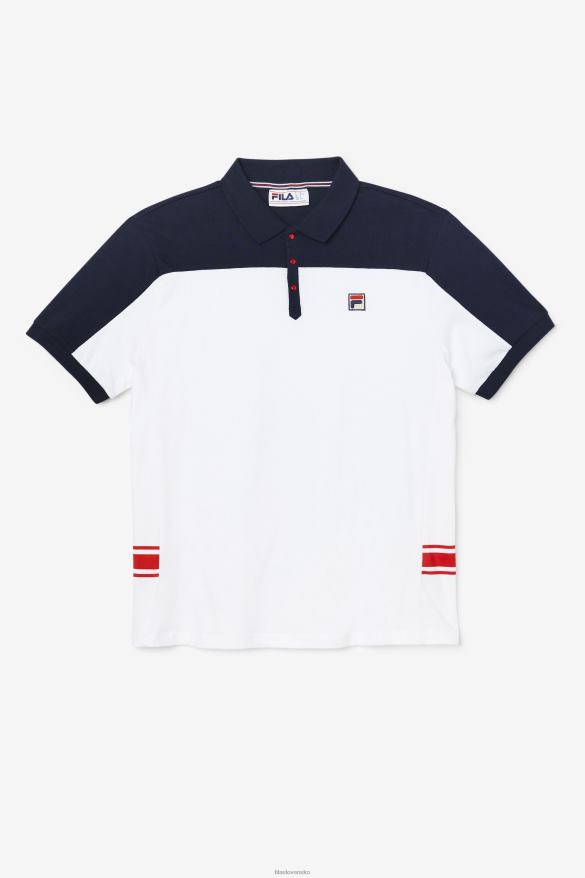 biela/námornícka/červená FILA mivvi polo fila biela/námornícka/červená 68Z20416