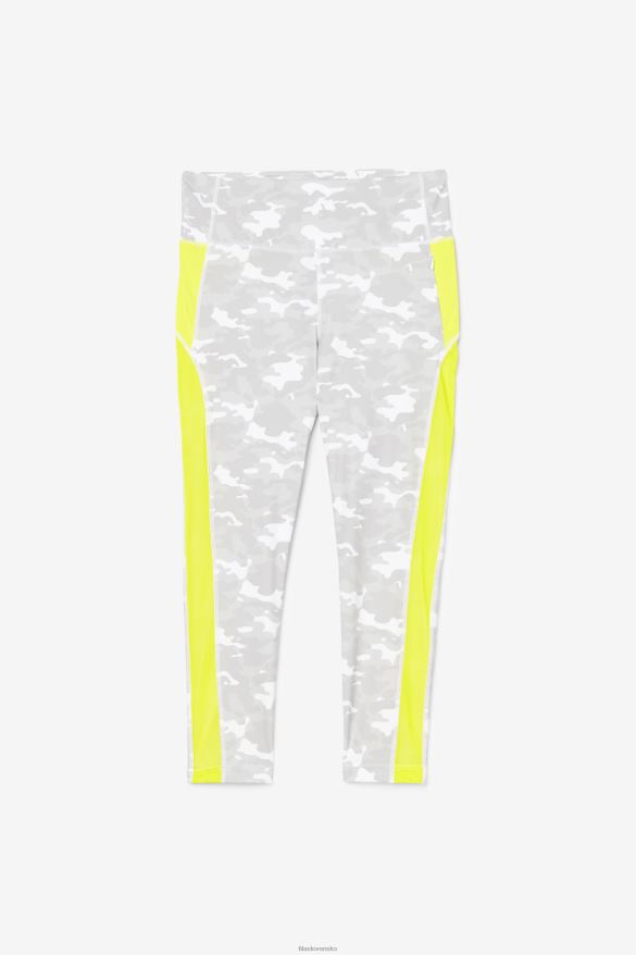 biela/síra FILA fila white/sirphur forza kontrast 7/8 legíny 68Z201978