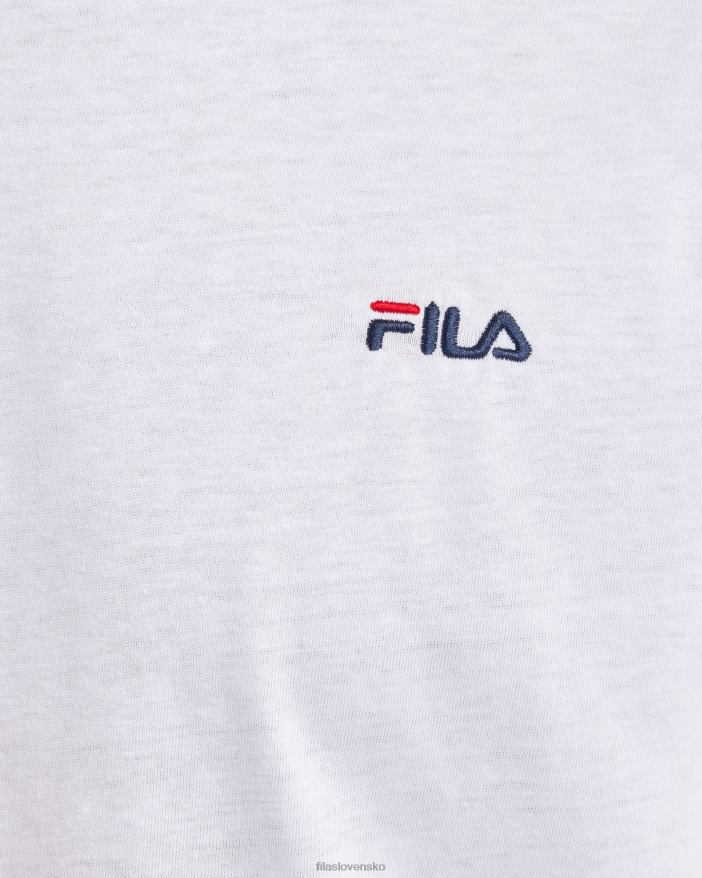 biely FILA biele pánske basic l/s tričko fila 68Z202550