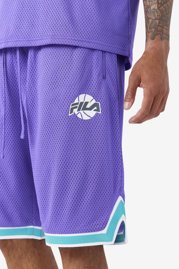 fialová/keramická/biela/tieň FILA fialová/keramická/biela/tieň ovi basketbal krátky fila 68Z20726