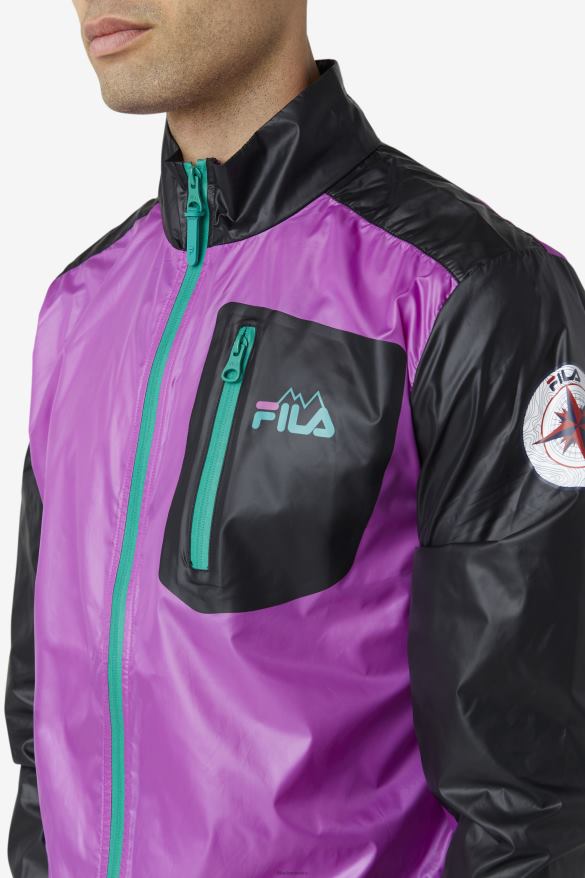 fialová/čierna/zelená FILA sako fila fialová/čierna/zelená 68Z20836