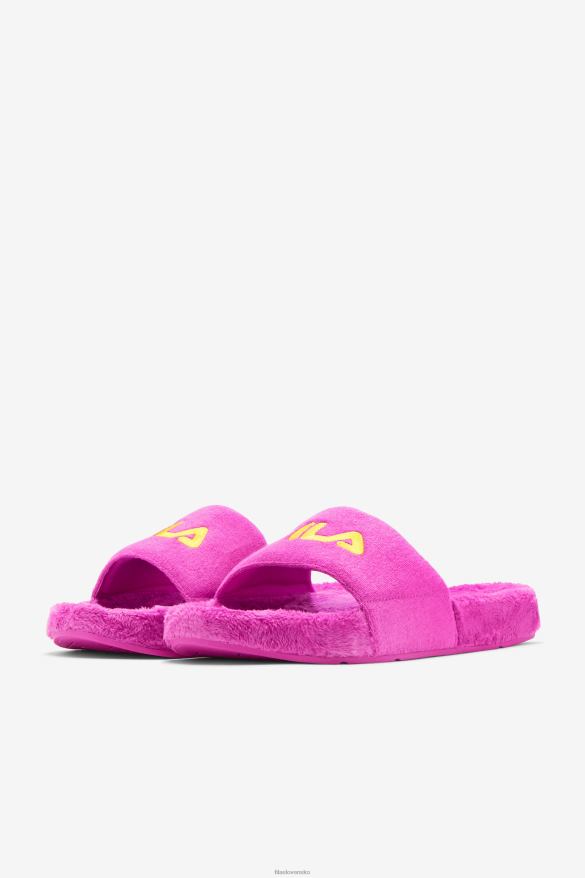 fialová/žltá/petit four FILA froté drifter slide fila fialová/žltá/petit four 68Z20206