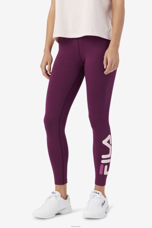 hroznové víno/potpourri/červená FILA elora legging fila hroznové víno/potpourri/ruge 68Z201736
