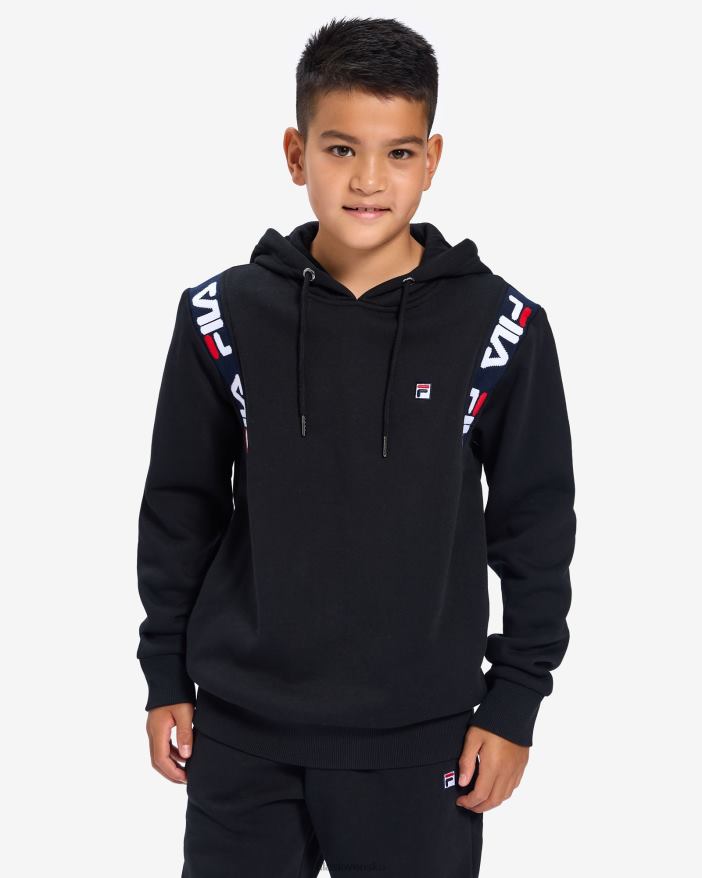 čierna FILA fila čierny detský odznak 2.0 kapucňa 68Z203094