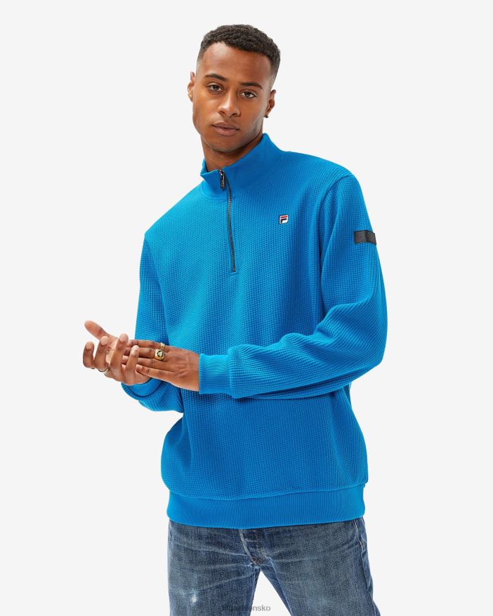 mykonos modrá FILA mykonos modrý pánsky odznak 2,0 qtr zip fila 68Z202628