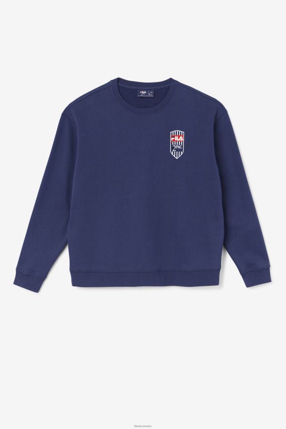 námorníctvo FILA 2pac fleecová náplasť crew fila navy 68Z20512
