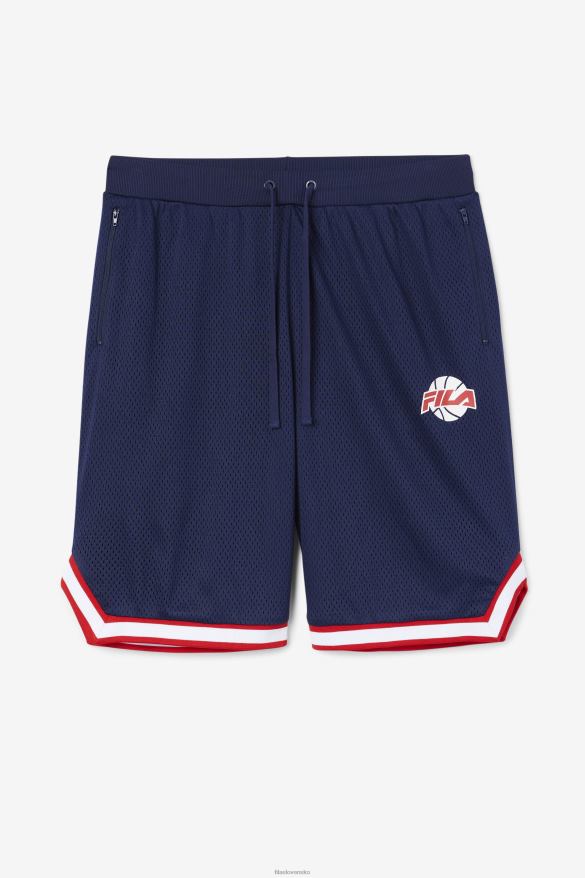 námornícka/červená/biela FILA námornícka/červená/biela fila ovi basketbalové krátke 68Z20723