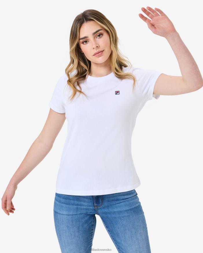 biely FILA fila biela volara odznak 2.0 tričko 68Z202938