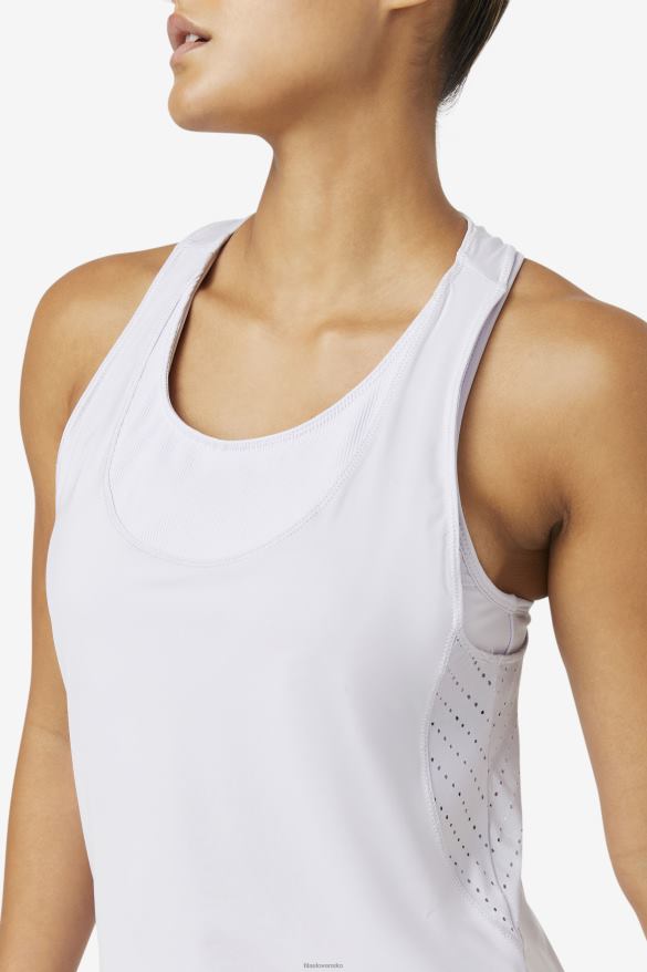 levanduľová modrá FILA fila uplift textúrované racerback tielko lavendrblue 68Z201879