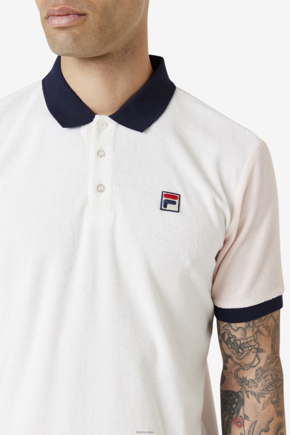 marshmallow/pink/navy FILA gramme polo fila marshmallow/pink/navy 68Z20374