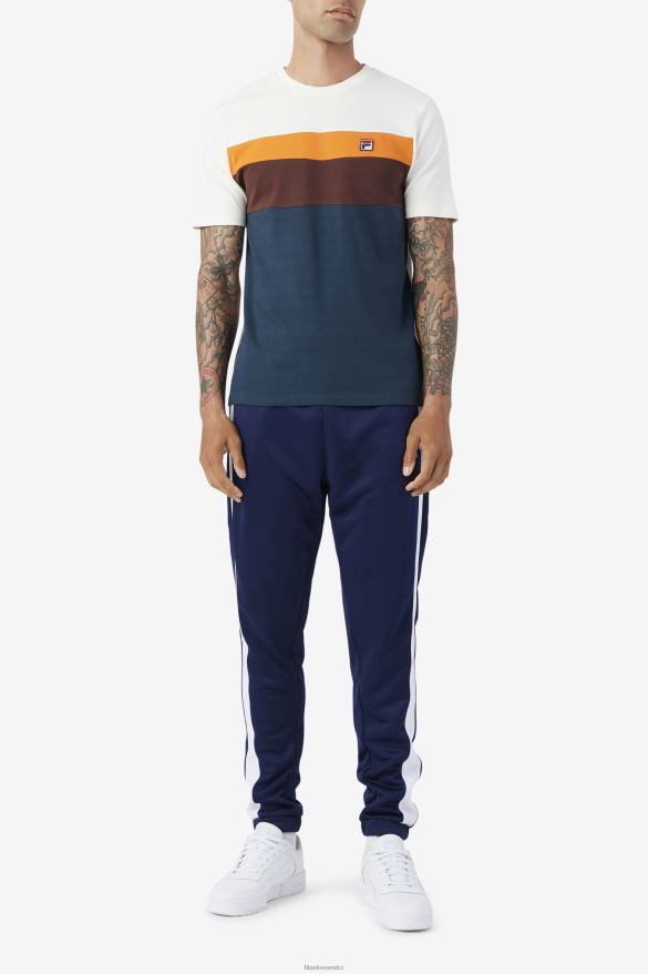 modrozelený/hnedý kameň/pomaranč FILA fila leary crew modrozelená/hnedý kameň/pomaranč 68Z20259