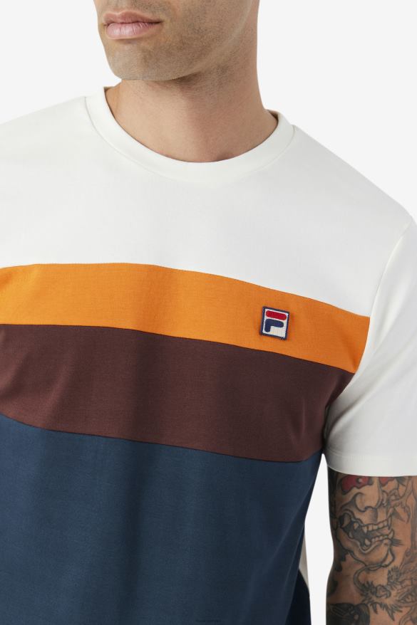 modrozelený/hnedý kameň/pomaranč FILA fila leary crew modrozelená/hnedý kameň/pomaranč 68Z20259