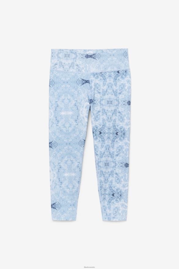modrá hmlová potlač FILA fila blue fog print forza elegantné 7/8 legíny 68Z201984