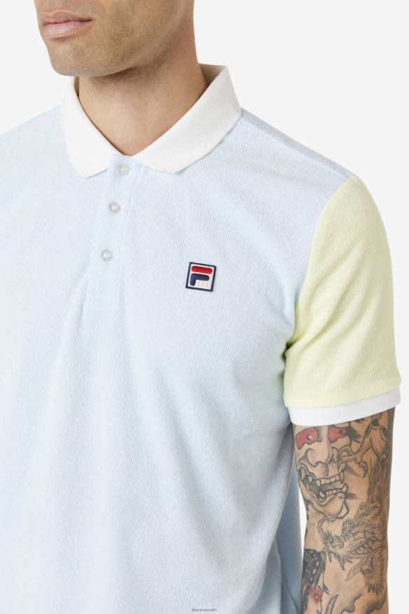 modrá/jemná žltá/marshmallow FILA fila gramme polo modrá/jemná žltá/marshmallow 68Z20373