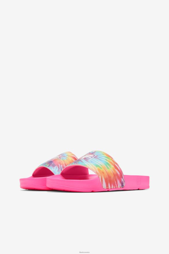 multi/biela/ružová glo FILA dámska drifter kravata dye fila multi/biela/ružová glo 68Z201364