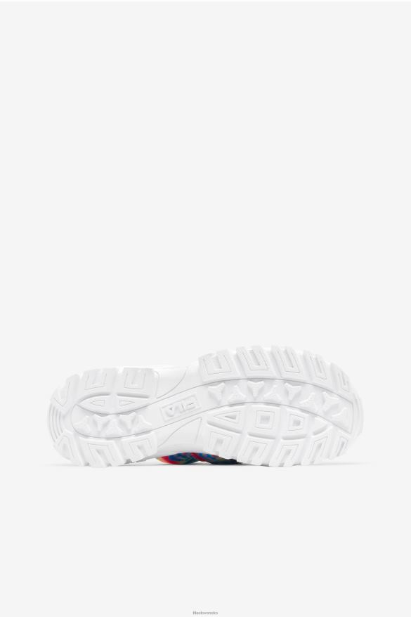 multi/biela/ružová glo FILA multi/white/pink glo dámska farba na kravatu outdoor slide fila 68Z201356