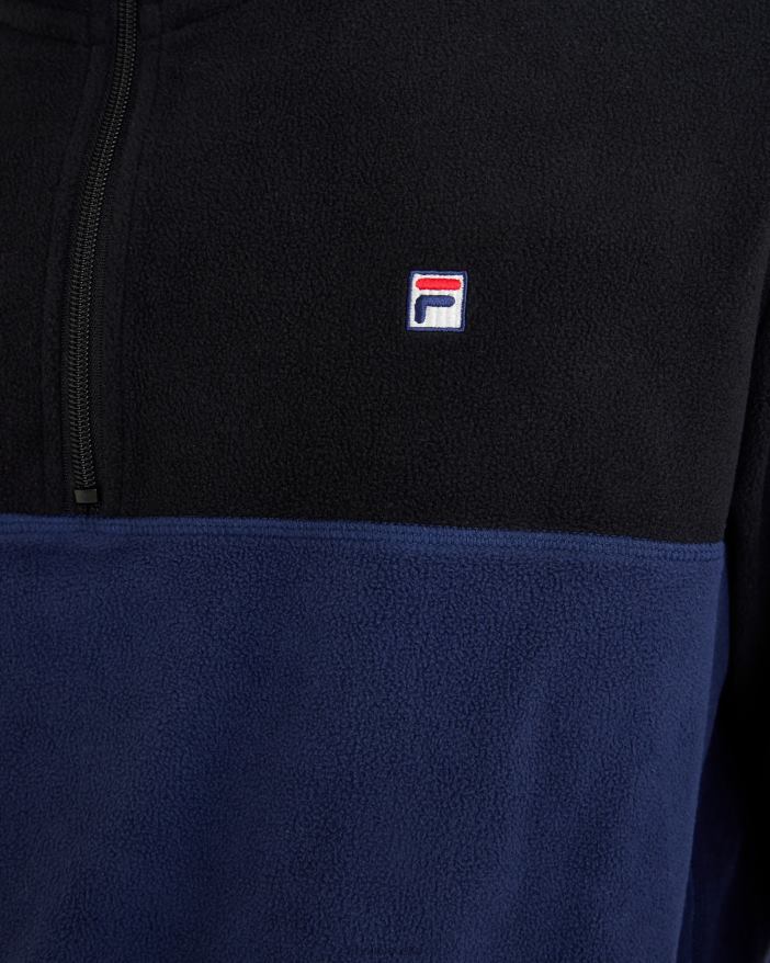 nové námorníctvo FILA pánske david qtr zip new navy fila 68Z202609