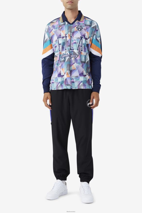 námornícka/modrá/mandarínková/biela FILA brankársky dres kay fila námornícka/modrá/mandarínková/biela 68Z20404