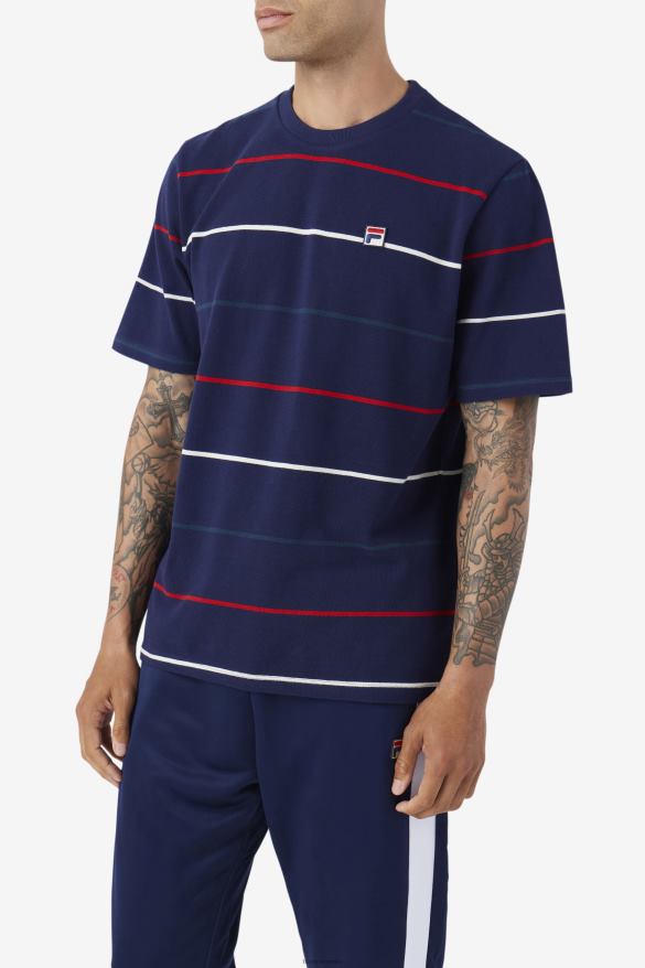 námornícka/zelenomodrá/červená FILA thiago crew fila námornícka/zelenomodrá/červená 68Z20332