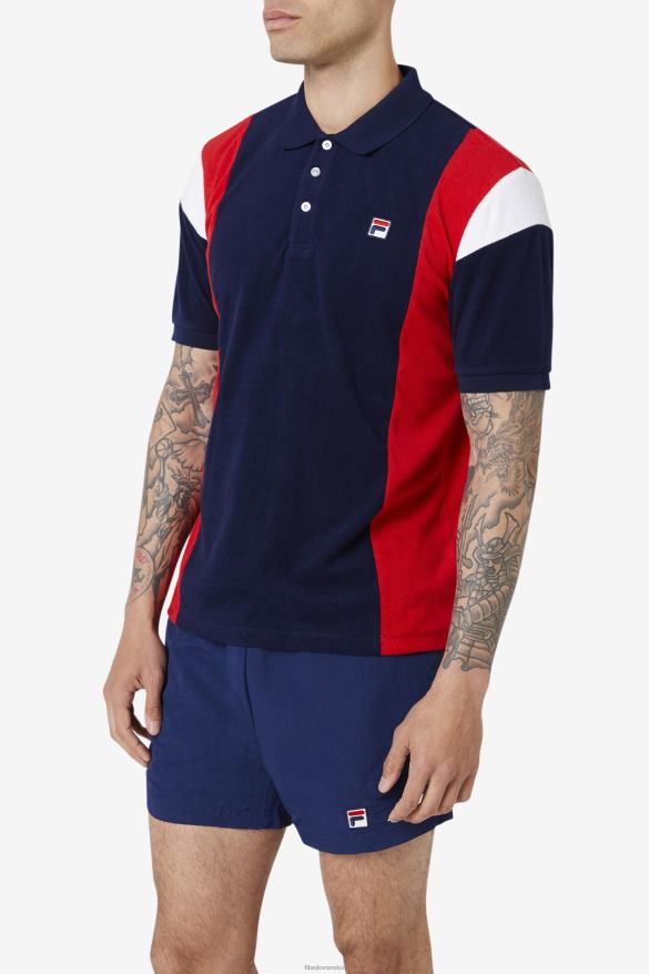 námornícka/červená/biela FILA fila astro froté polo námornícka/červená/biela 68Z20253