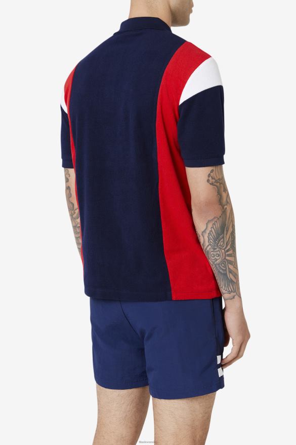 námornícka/červená/biela FILA fila astro froté polo námornícka/červená/biela 68Z20253
