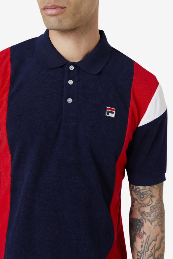 námornícka/červená/biela FILA fila astro froté polo námornícka/červená/biela 68Z20253