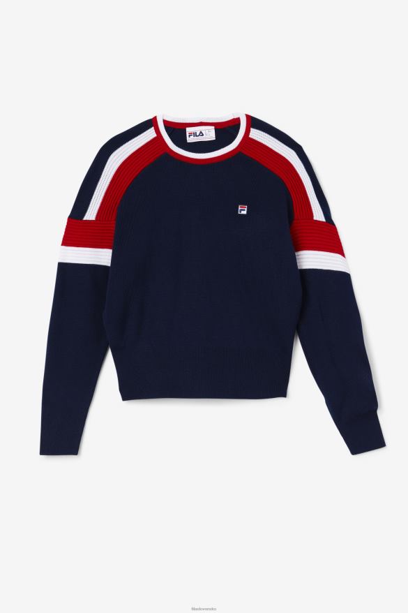 námornícka/červená/biela FILA frankie knit crew fila námornícka/červená/biela 68Z201490