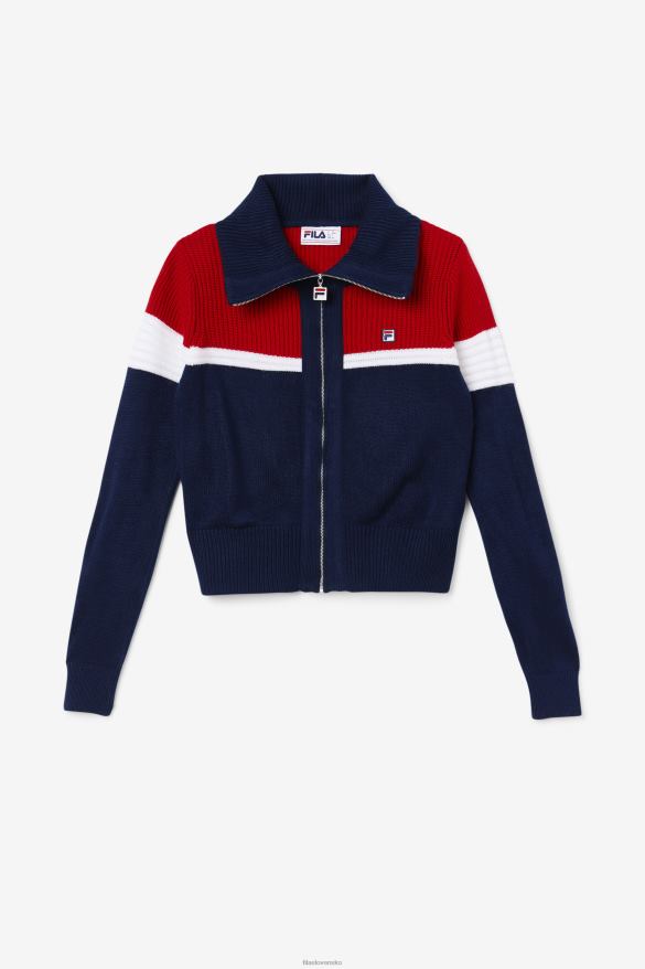 námornícka/červená/biela FILA námornícka/červená/biela fila jill cardigan 68Z201521