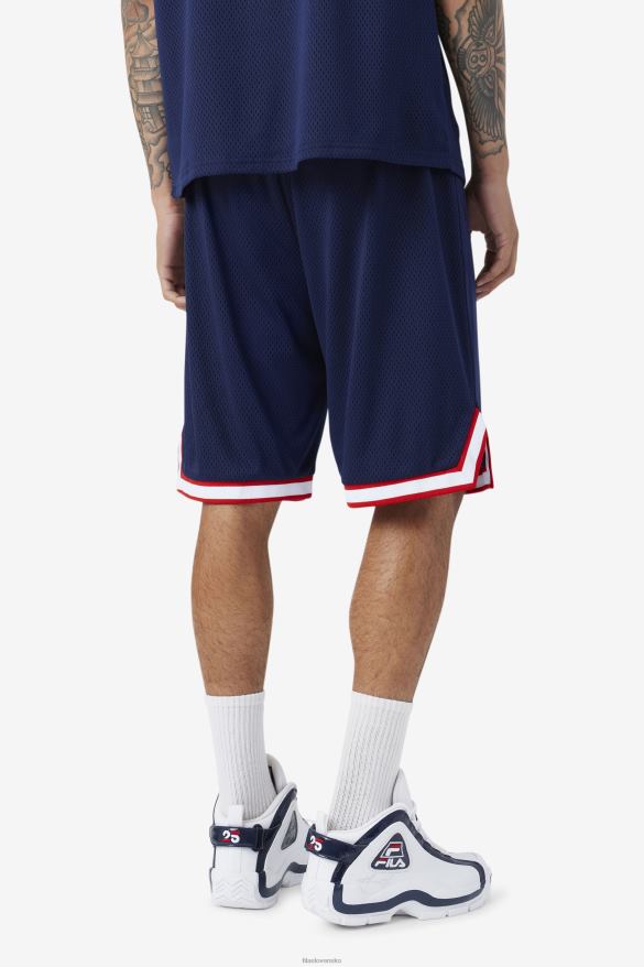 námornícka/červená/biela FILA námornícka/červená/biela fila ovi basketbalové krátke 68Z20723