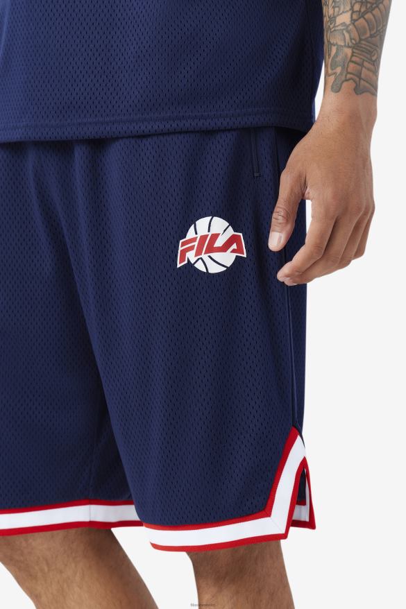 námornícka/červená/biela FILA námornícka/červená/biela fila ovi basketbalové krátke 68Z20723