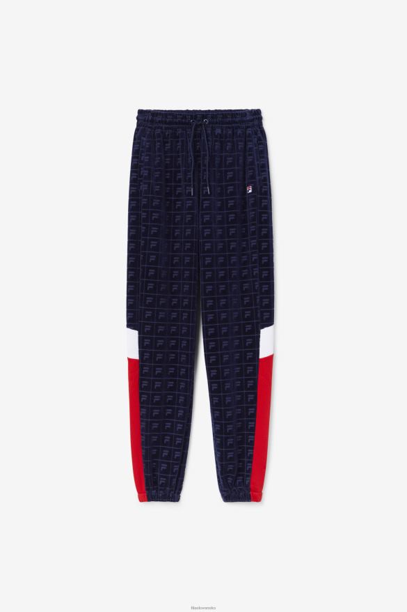 námornícka/červená/biela FILA námornícka/červená/biela helen velúr jogger fila 68Z201560