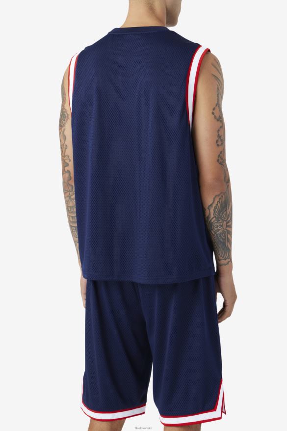námornícka/červená/biela FILA ovi basketbalový dres fila námornícka/červená/biela 68Z20218