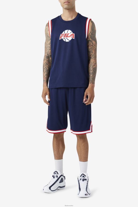 námornícka/červená/biela FILA ovi basketbalový dres fila námornícka/červená/biela 68Z20218