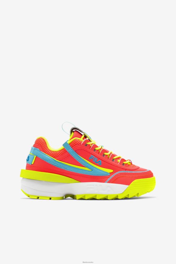 ohnivý koral/žltá/modrá rybka FILA ohnivý koral/žltá/modrá rybka dámsky disruptor 2 exp fila 68Z201176