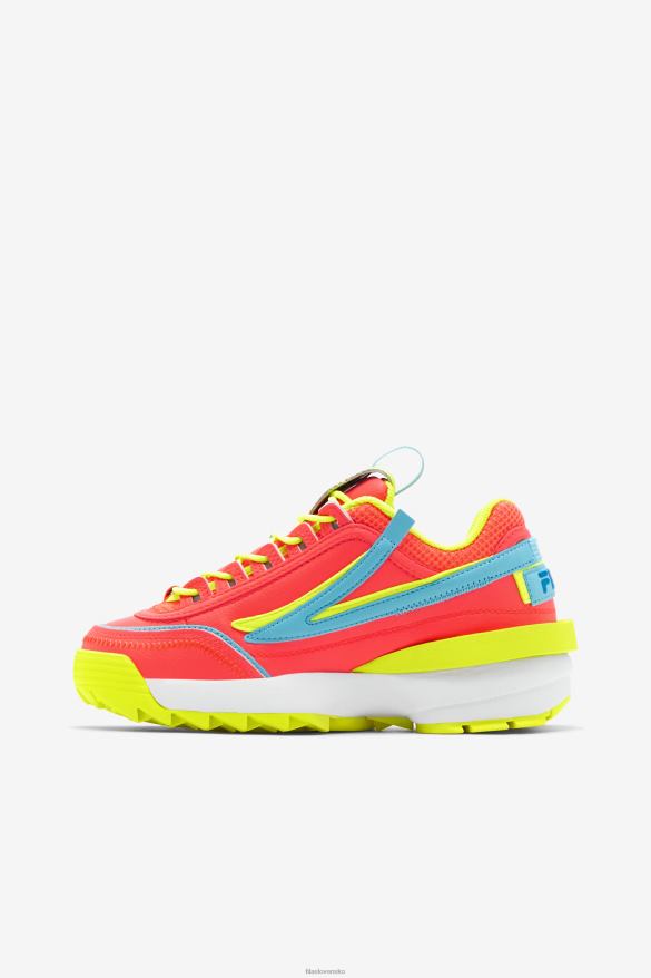 ohnivý koral/žltá/modrá rybka FILA ohnivý koral/žltá/modrá rybka dámsky disruptor 2 exp fila 68Z201176
