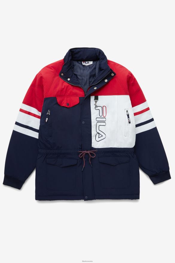 peacoat/červená/biela FILA peacoat/červená/biela bunda fila golia parka 68Z20789
