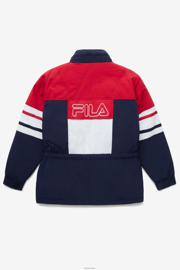 peacoat/červená/biela FILA peacoat/červená/biela bunda fila golia parka 68Z20789