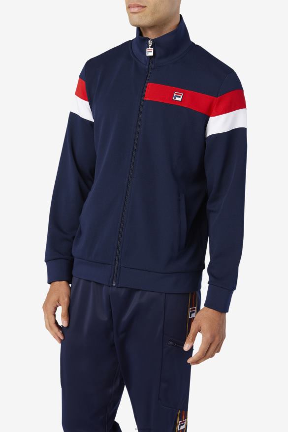 peacoat/červená/biela FILA tepláková bunda fila malcolm peacoat/červená/biela 68Z20877