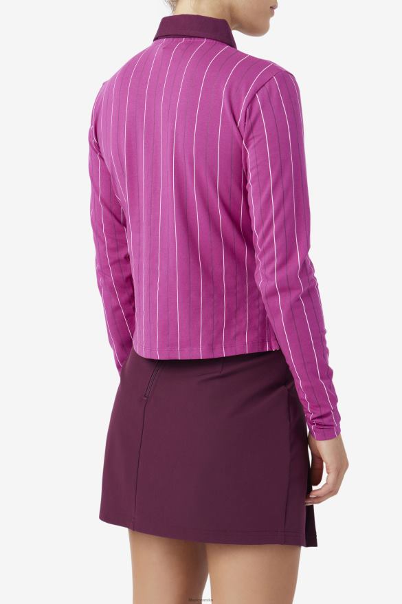 rouge/potpourri/hroznové víno FILA fila rouge/potpourri/hroznové víno jada polo s dlhým rukávom 68Z201384