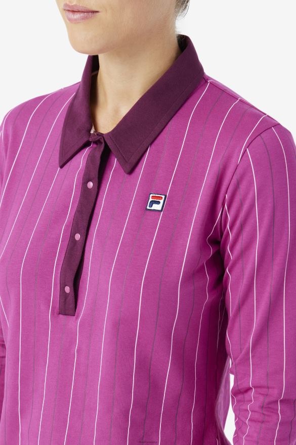 rouge/potpourri/hroznové víno FILA fila rouge/potpourri/hroznové víno jada polo s dlhým rukávom 68Z201384
