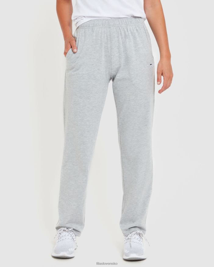 strieborný marle FILA klasické unisex džersejové nohavice fila strieborné marle 68Z202474
