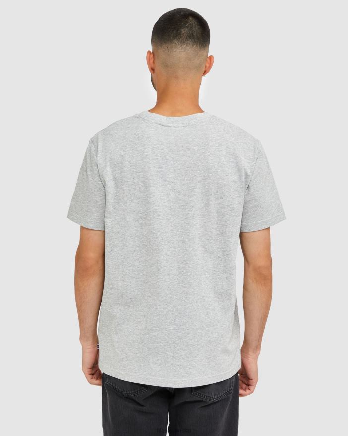 strieborný marle FILA klasické unisex tričko striebornej marle fila 68Z202435