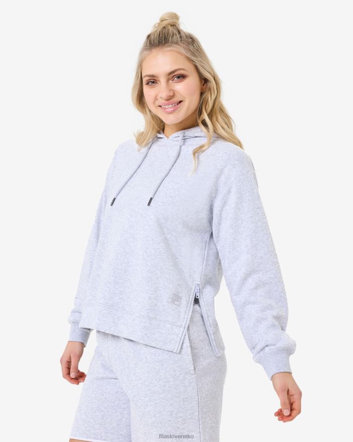 svetlo šedá marle FILA yuna hoody fila svetlo šedá marle 68Z202954