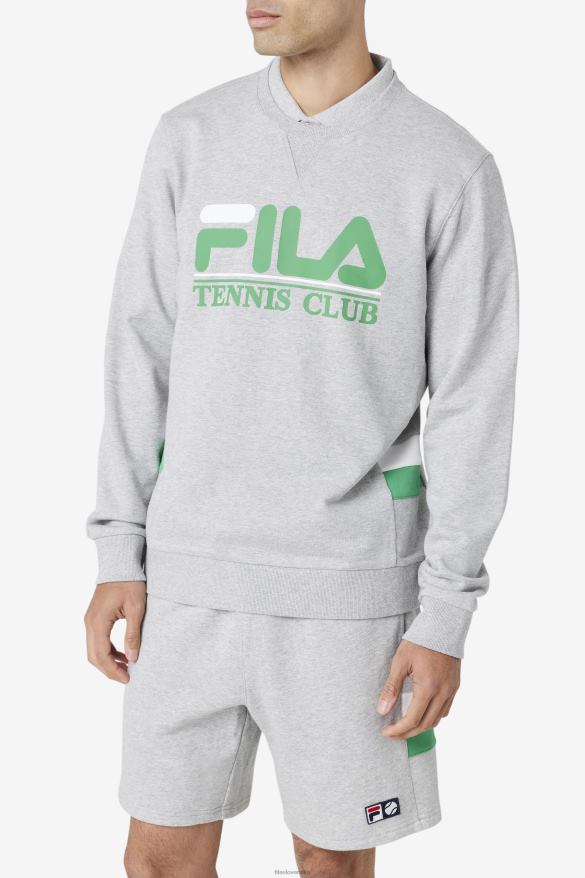 svetlosivá/želé/biela FILA ameh mikina svetlo šedá/želé/biela fila 68Z20467