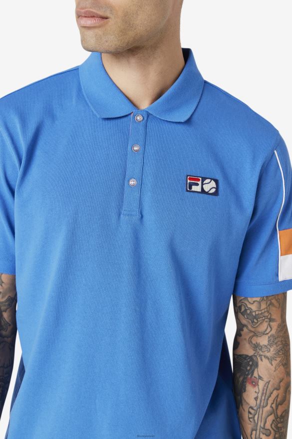 výrazná modrá/biela/koralová ruža FILA silná modrá/biela/koralová ruža coda polo fila 68Z20420