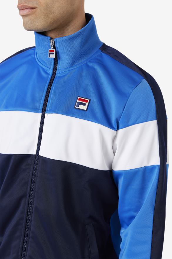 výrazná modrá/námornícka/biela FILA silná modrá/námornícka/biela montážna bunda fila 68Z20780