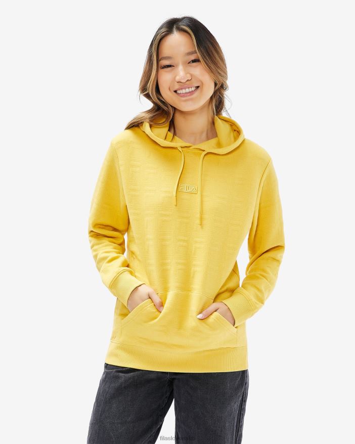zarosená žltá FILA fila zahmlená žltá unisex echo kapucňa 68Z202620