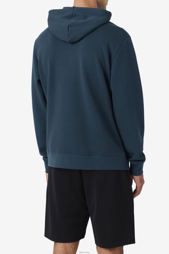 zelenozelená/egret/námorník FILA mikina s kapucňou fila teal/egret/navy samari 68Z20490