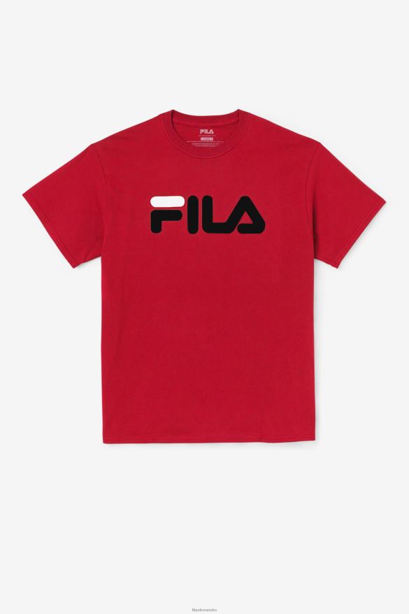 červená/čierna/biela FILA pánske tričko s logom fila červená/čierna/biela 68Z20271